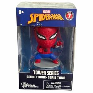 Kingdom Marvel Spider-Man Tower Series Japanese Collectible Mini Figure NIB
